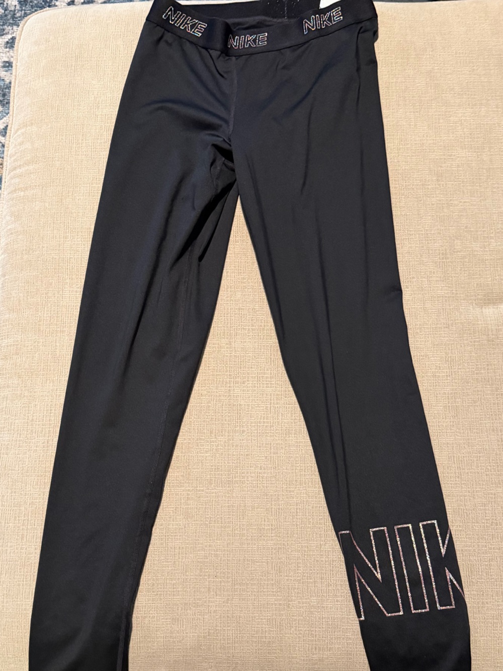 Nike Black Logo Leggings